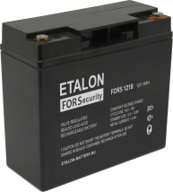Изображение аккумулятор etalon fors 1218 12в 18 а∙ч