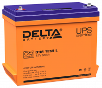 Изображение аккумулятор dtm 1255 l 12в 55 а∙ч