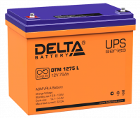 Изображение аккумулятор dtm 1275 l 12в 75 а∙ч