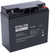 Изображение аккумулятор etalon fs 1218 12в 18 а∙ч
